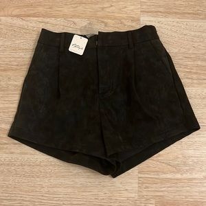 Free People Roma Vegan Suede Shorts